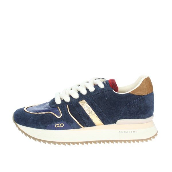 Serafini Shoes Sneakers Blue/Gold AI22DTOR3
