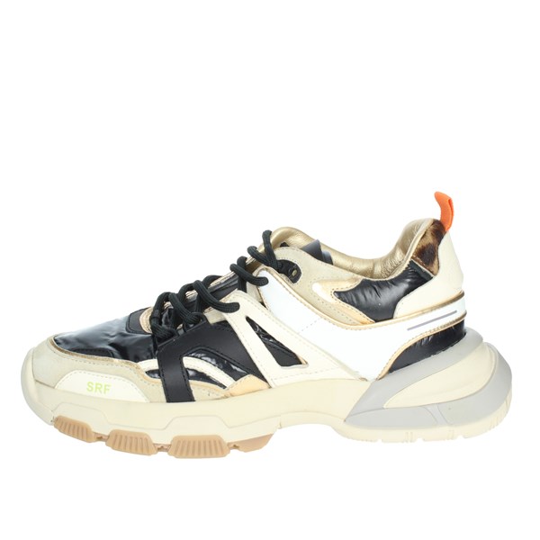 Serafini Shoes Sneakers Beige/Black AI22DSTE02