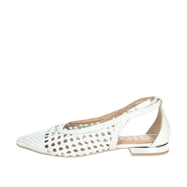 Gioseppo Shoes Ballet Flats White 62109