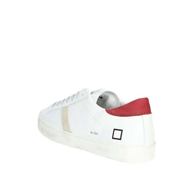D.a.t.e. Shoes Sneakers White/Burgundy HILL LOW CAMP.-28