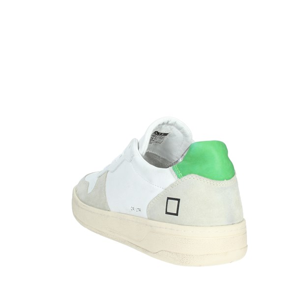 D.a.t.e. Shoes Sneakers White/Green COURT CAMP.55