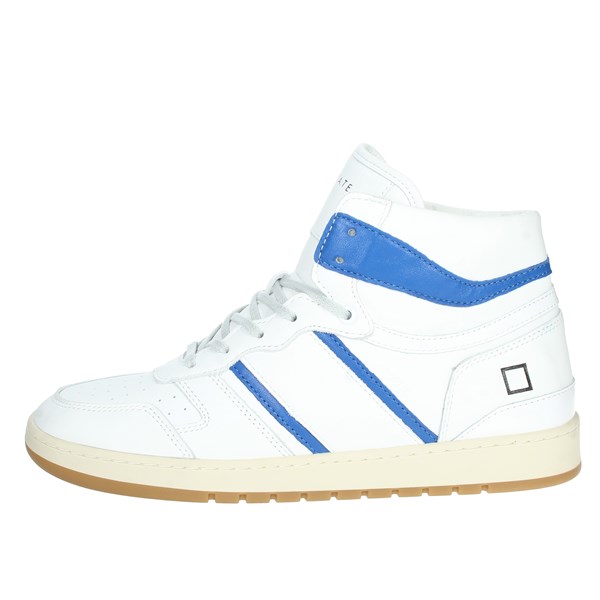 D.a.t.e. Shoes Sneakers White/Light-blue SPORT HIGH CAMP.70