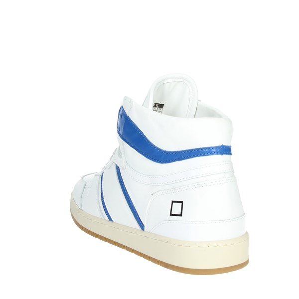 D.a.t.e. Shoes Sneakers White/Light-blue SPORT HIGH CAMP.70