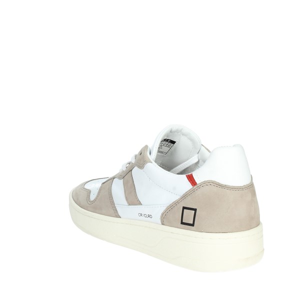 D.a.t.e. Shoes Sneakers White/beige COURT CAMP.57