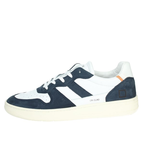 D.a.t.e. Shoes Sneakers White/Blue COURT CAMP.56