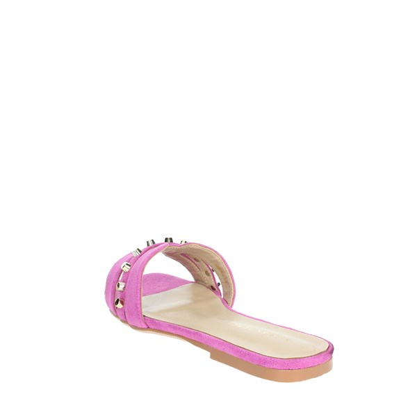 Silvian Heach Shoes Flat Slippers Fuchsia SHS902
