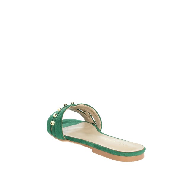 Silvian Heach Shoes Flat Slippers Green SHS902
