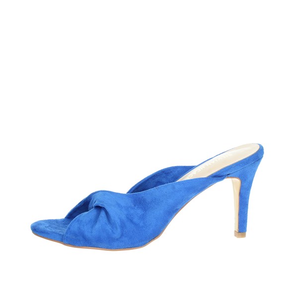 Silvian Heach Shoes Heeled Slippers Electric blue  SHS065