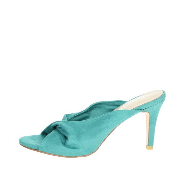Silvian Heach Shoes Heeled Slippers Green SHS065