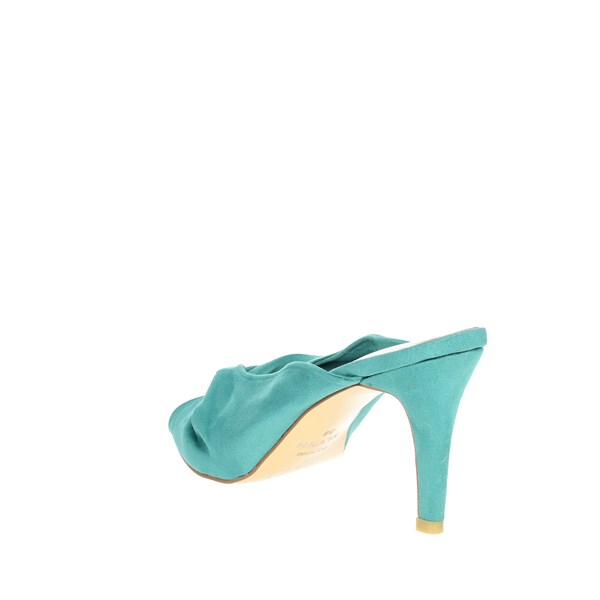 Silvian Heach Shoes Heeled Slippers Green SHS065