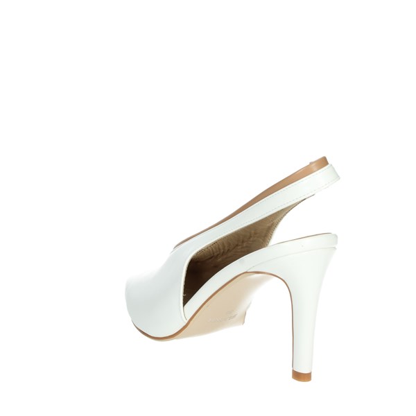 Silvian Heach Shoes Pumps White/Brown leather SHS066