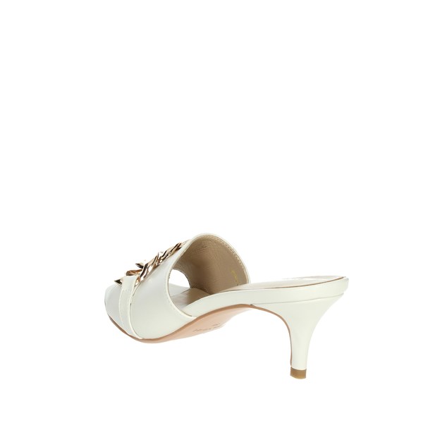 Silvian Heach Shoes Heeled Slippers Beige SHS069