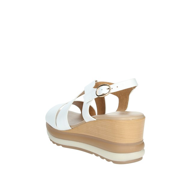Repo Shoes Platform Sandals White 20267