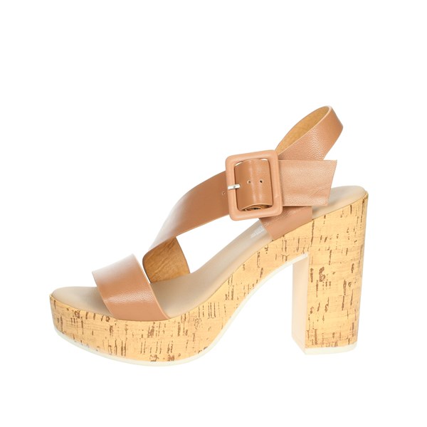 Repo Shoes Heeled Sandals Brown leather 58281-E2