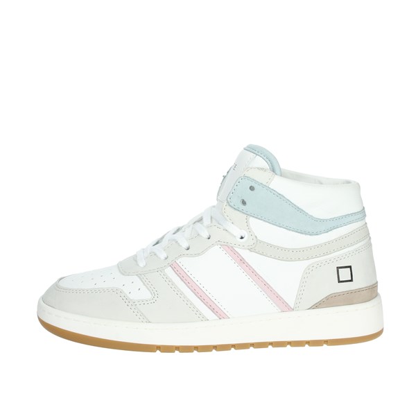 D.a.t.e. Shoes Sneakers White/Pink SPORT HIGH CAMP.161