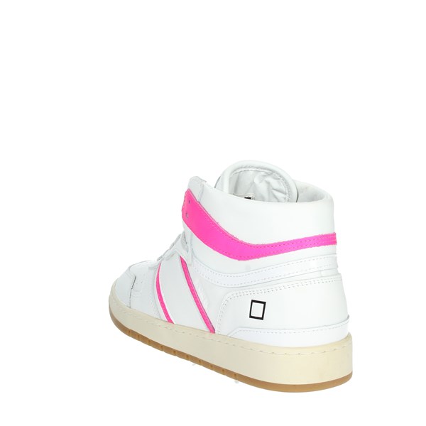D.a.t.e. Shoes Sneakers White/Fuchsia SPORT HIGH CAMP.164
