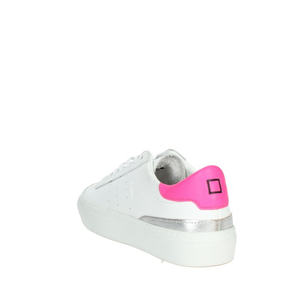 D.a.t.e. Shoes Sneakers White/Fuchsia SONICA CAMP.156