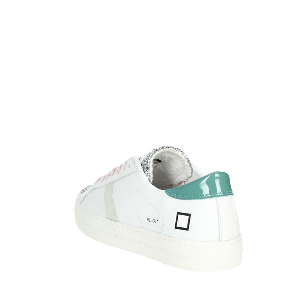 D.a.t.e. Shoes Sneakers White/Silver HILL LOW CAMP.116