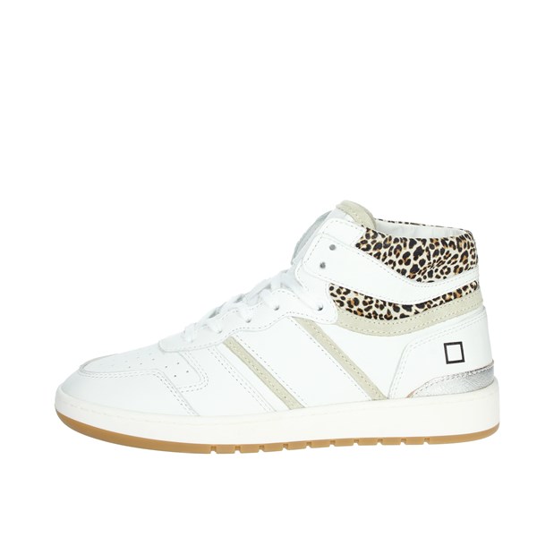 D.a.t.e. Shoes Sneakers White/beige SPORT HIGH CAMP.160