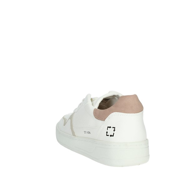 D.a.t.e. Shoes Sneakers White/Pink STEP CAMP.158