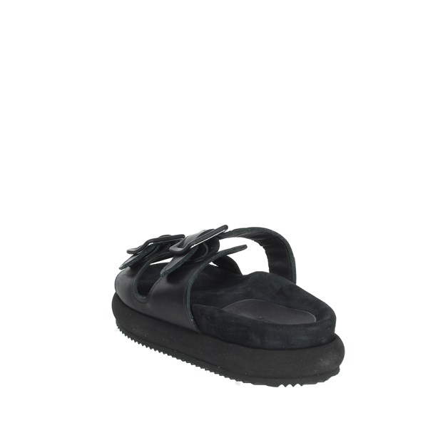 D.a.t.e. Shoes Flat Slippers Black CLOUD CAMP.165