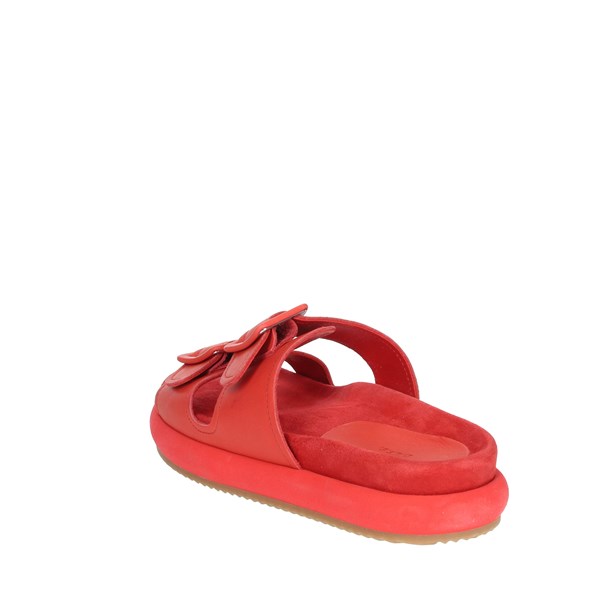 D.a.t.e. Shoes Flat Slippers Red CLOUD CAMP.166