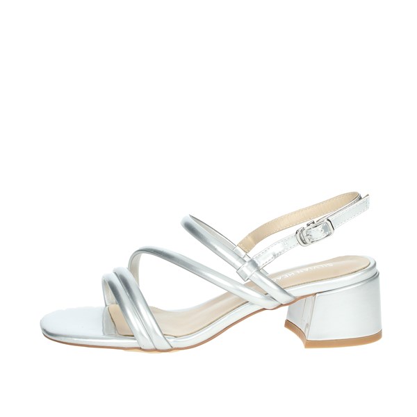 Silvian Heach Shoes Heeled Sandals Silver SHS540
