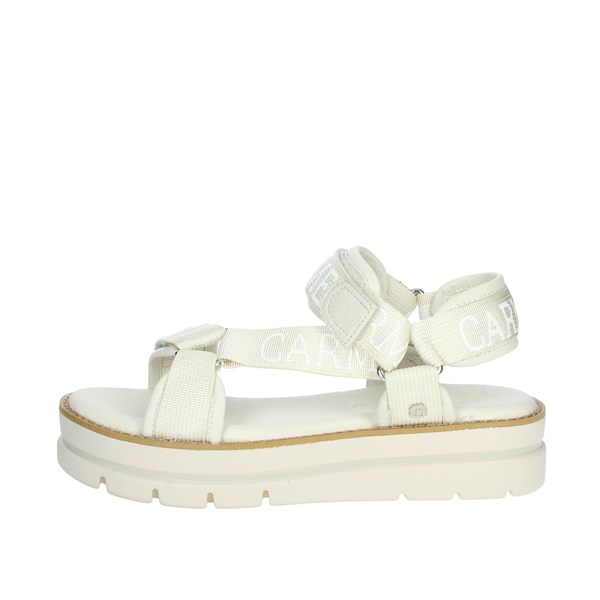 Carmela Shoes Platform Sandals Beige 68483