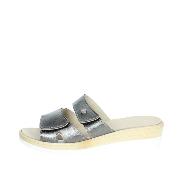 Cinzia Soft Shoes Flat Slippers Charcoal grey MZ30120