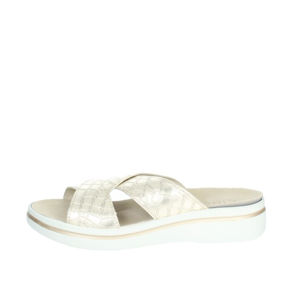 Cinzia Soft Shoes Flat Slippers Platinum  MZ063