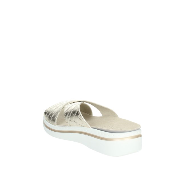 Cinzia Soft Shoes Flat Slippers Platinum  MZ063