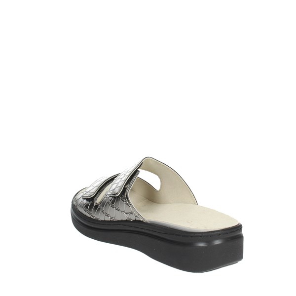 Cinzia Soft Shoes Flat Slippers Charcoal grey MZ011