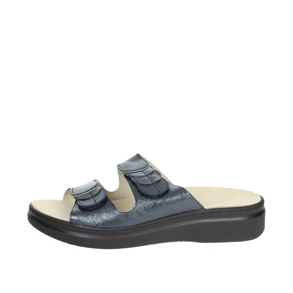 Cinzia Soft Shoes Flat Slippers Blue MZ016
