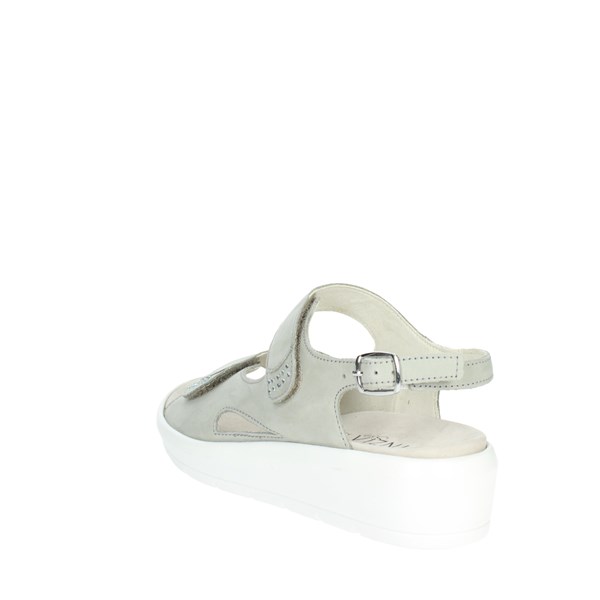 Cinzia Soft Shoes Flat Sandals Grey IV10918