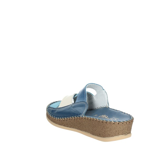 Cinzia Soft Shoes Flat Slippers Blue IU80106