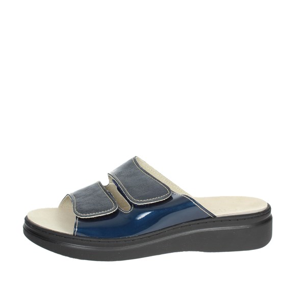 Cinzia Soft Shoes Flat Slippers Blue MZ013-MD