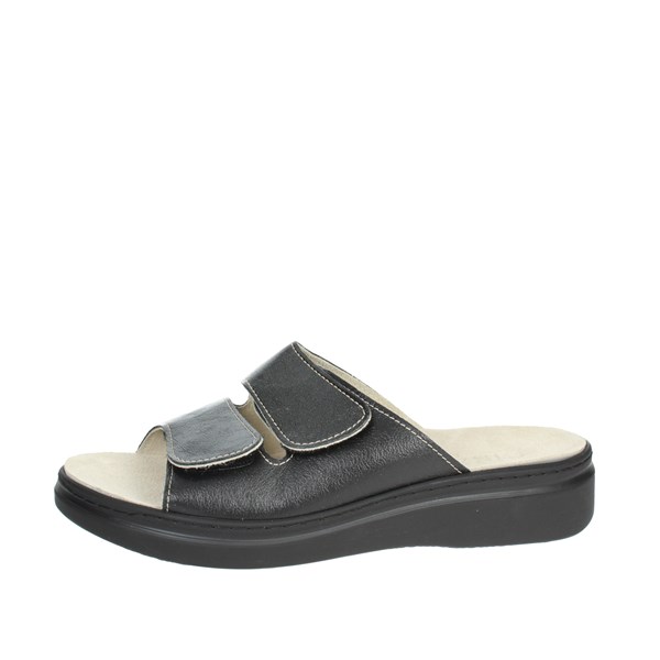 Cinzia Soft Shoes Flat Slippers Black MZ013