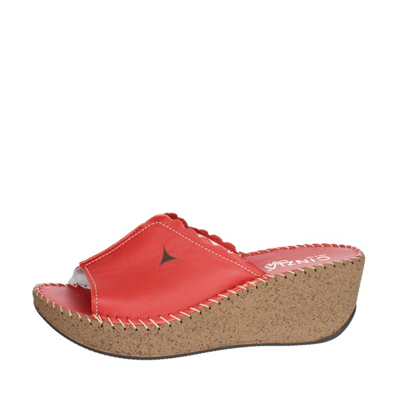 Cinzia Soft Shoes Platform Slippers Red IU882012