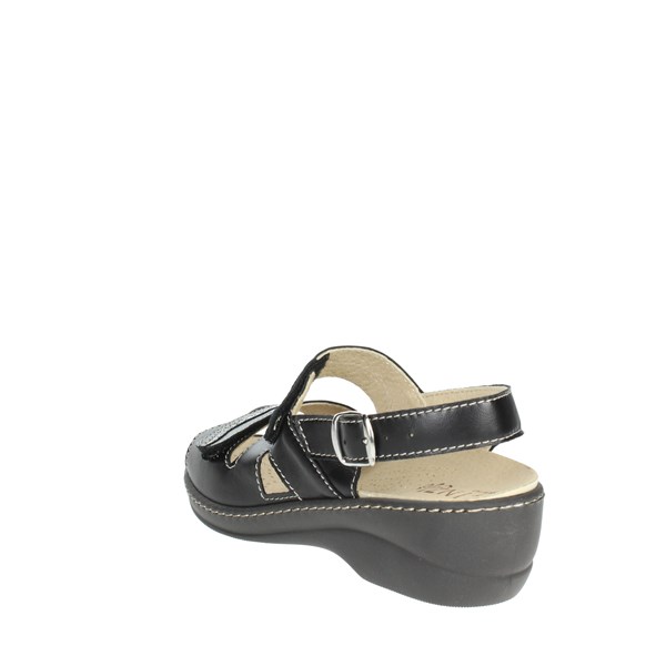 Cinzia Soft Shoes Flat Sandals Black IAEH114PY