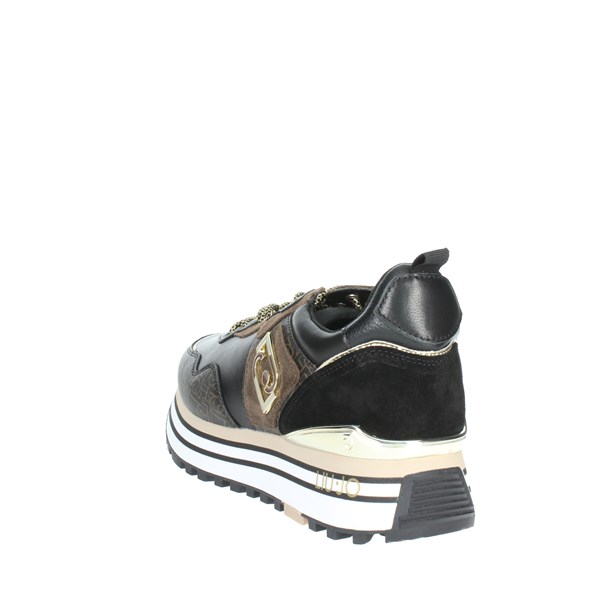 Liu-jo Shoes Sneakers Black/Brown MAXI WONDER 01