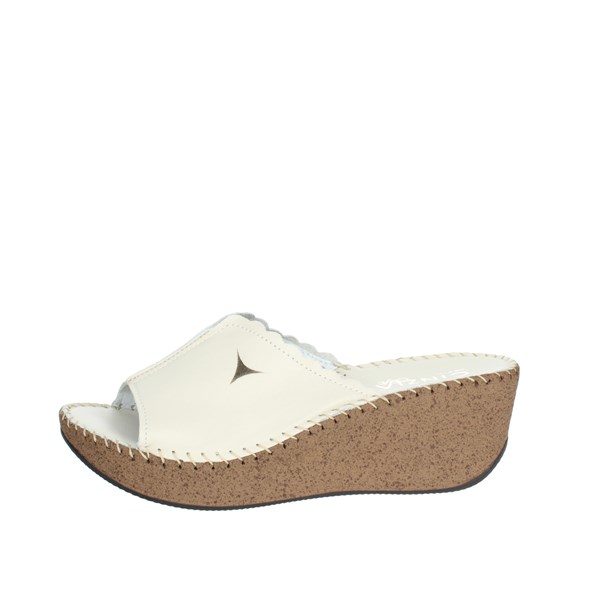 Cinzia Soft Shoes Platform Slippers Beige IU882012