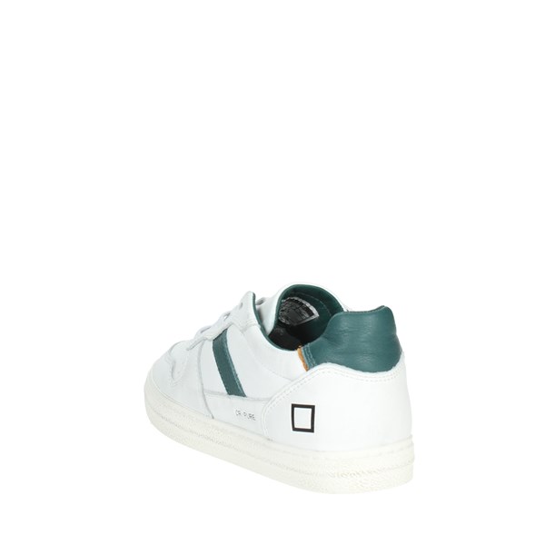 D.a.t.e. Shoes Sneakers White/Green J351-C2-PU-WG2