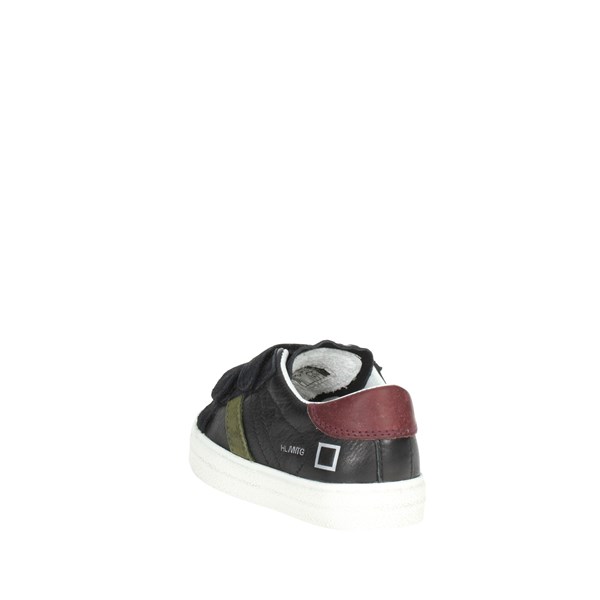 D.a.t.e. Shoes Sneakers Black/Burgundy J351-HL-VC-BA1