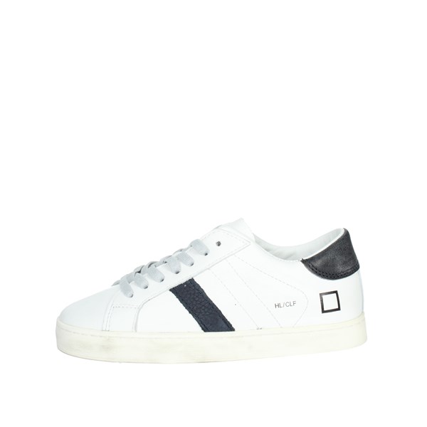 D.a.t.e. Shoes Sneakers White/Blue J351-HL-CA-WL2
