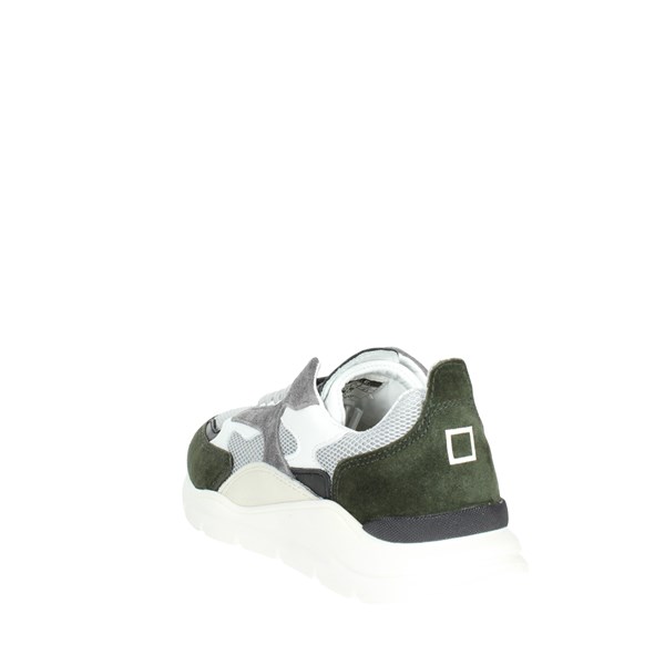 D.a.t.e. Shoes Sneakers White/Grey J351-FG-ME-GY2