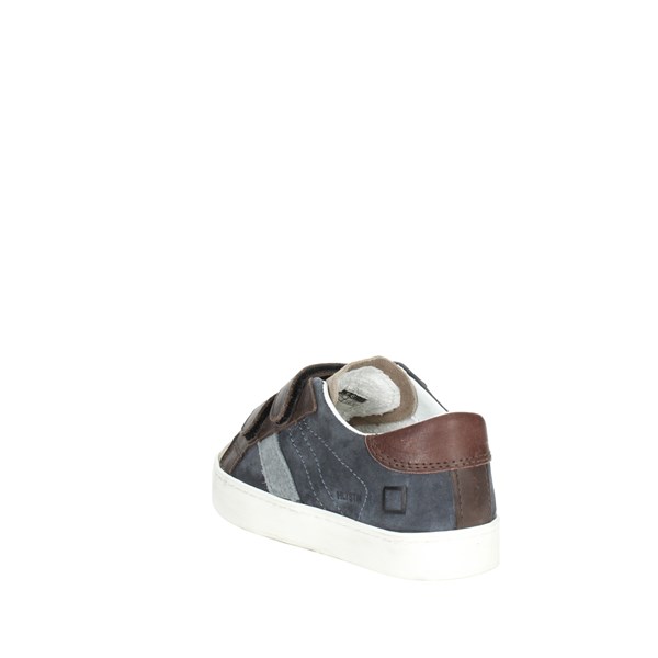 D.a.t.e. Shoes Sneakers Brown/Blue J351-HL-SN-BL1