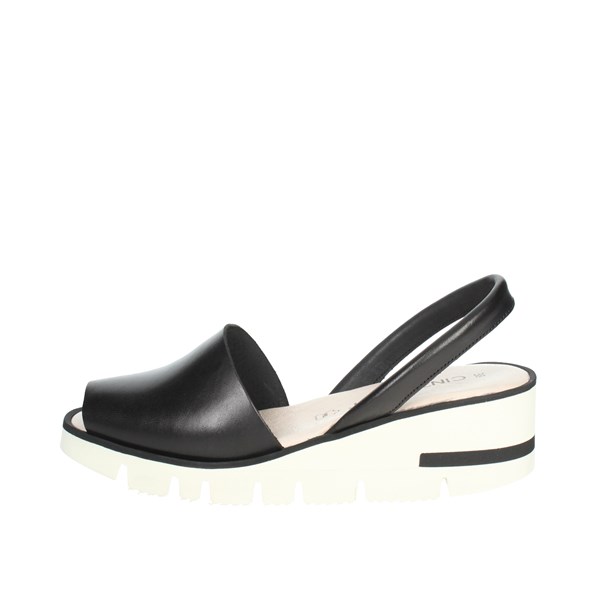 Cinzia Soft Shoes Platform Sandals Black PEU9165