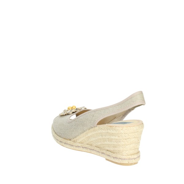 Cinzia Soft Shoes Platform Sandals Beige ED25515