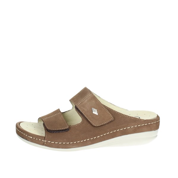 Cinzia Soft Shoes Flat Slippers Brown VA612