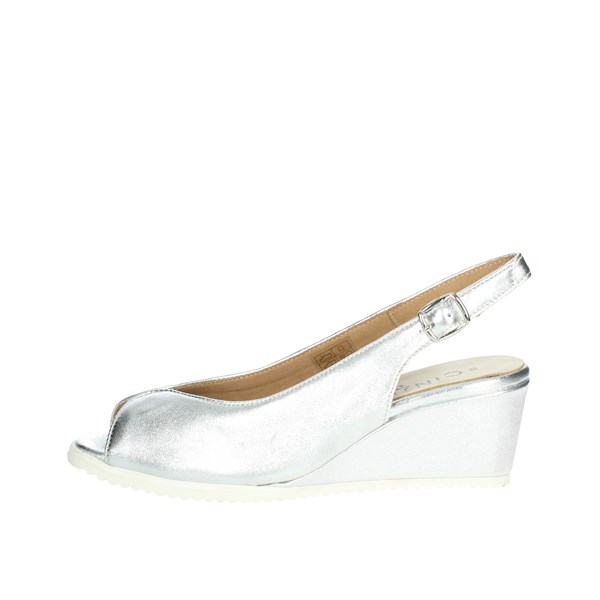 Cinzia Soft Shoes Platform Sandals Silver IV15048